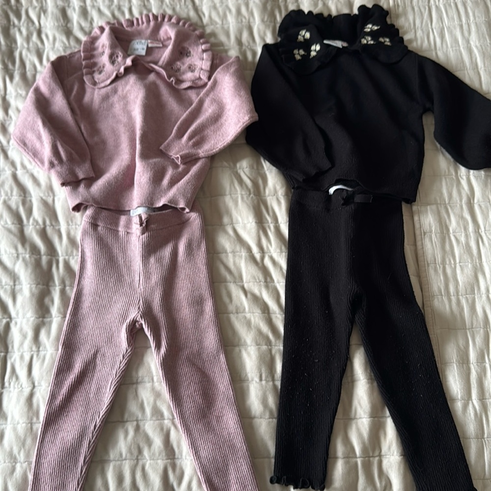 Zara 18-24month girls winter set